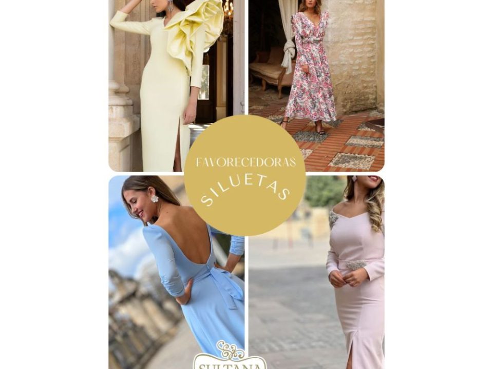 Los vestidos de invitada que más favorecen en función de tu silueta