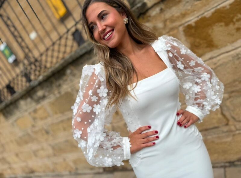 Vestido Hortensia Blanco