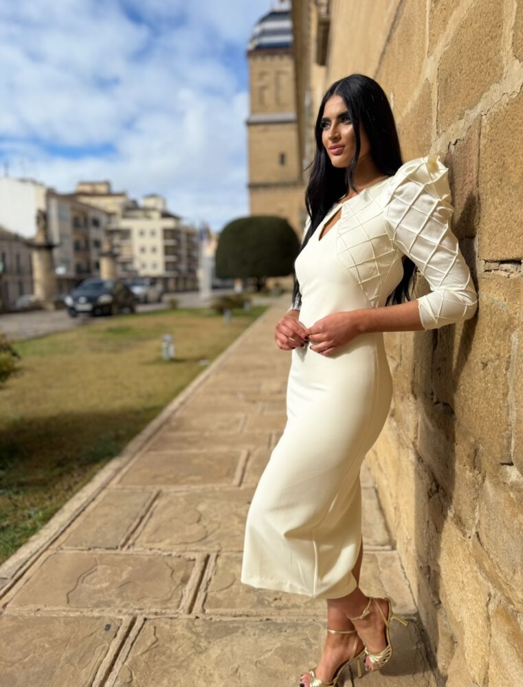 Vestido Carter Crema