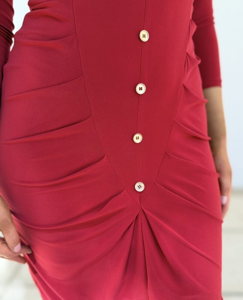 Vestido Matilde Rojo - Imagen 3
