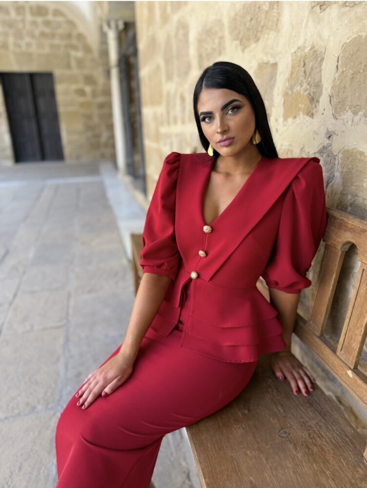 Vestido Andrea Rojo