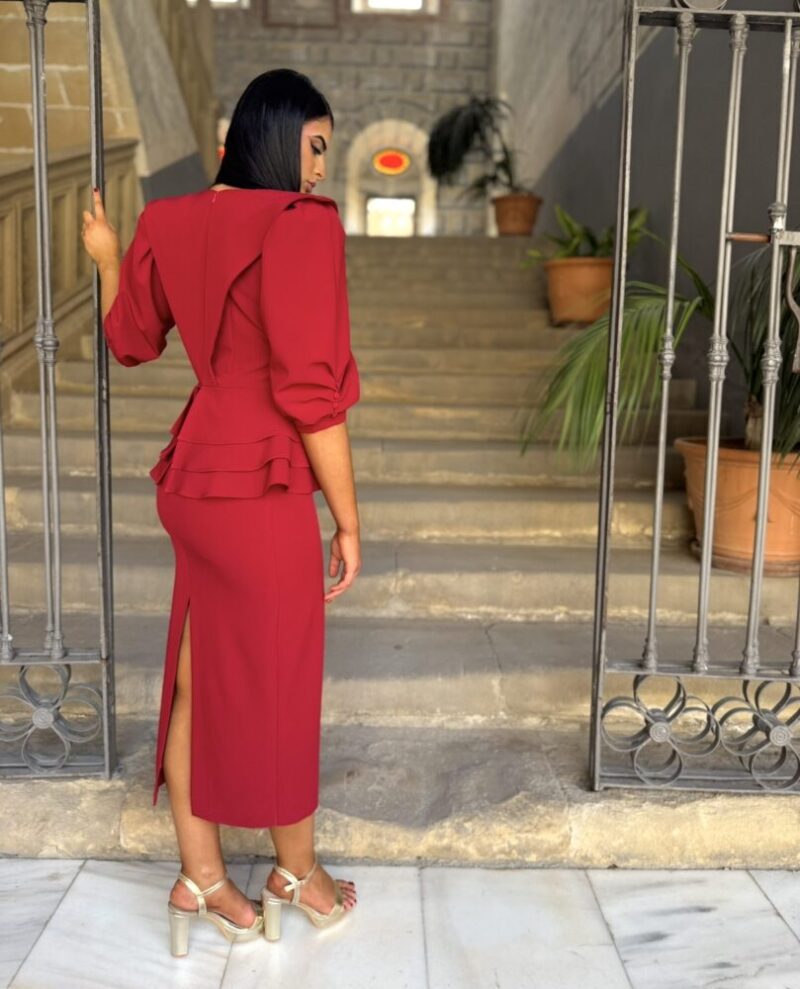 Vestido Andrea Rojo - Imagen 2