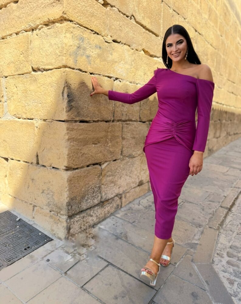 Vestido Ariel Buganvilla