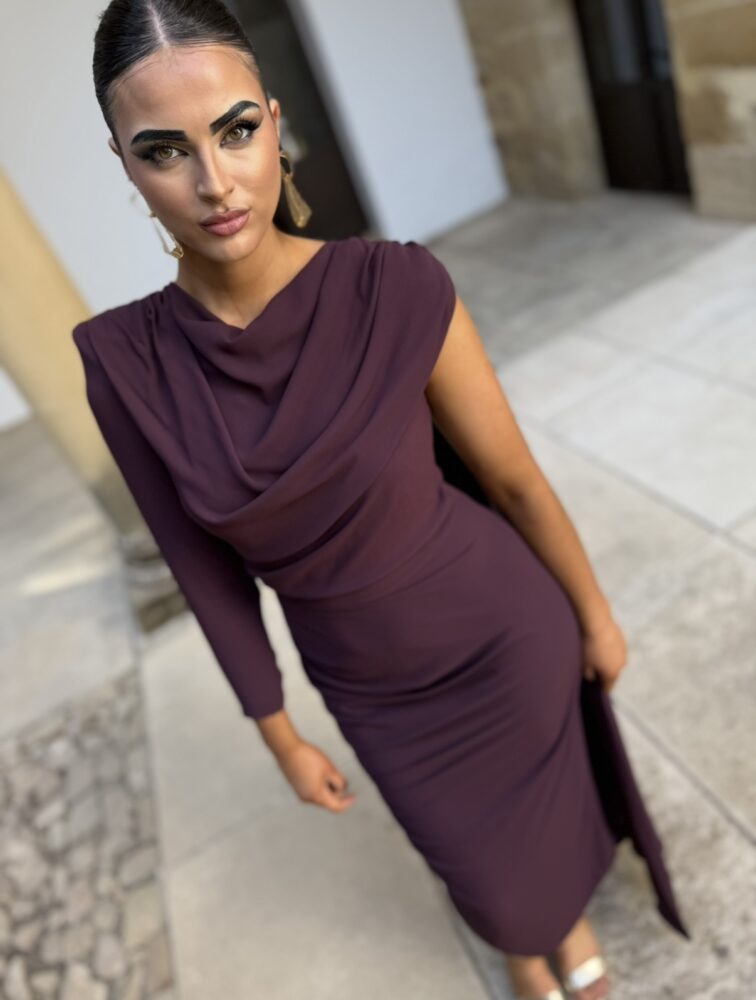 Vestido Bruna Marrón - Imagen 4