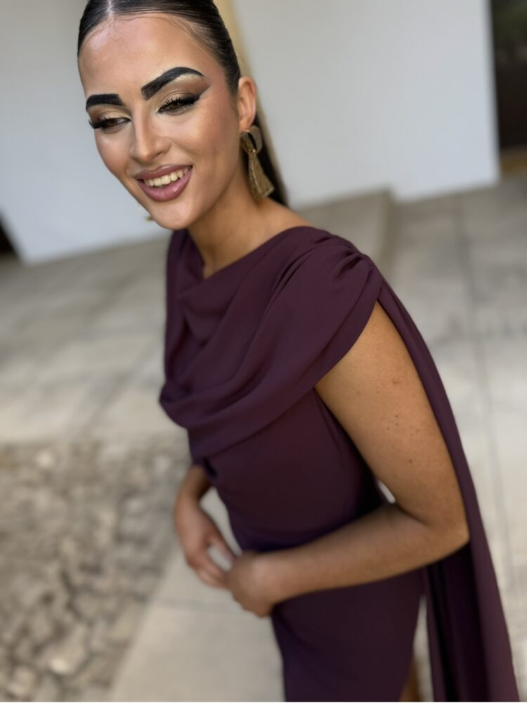 Vestido Bruna Marrón - Imagen 3