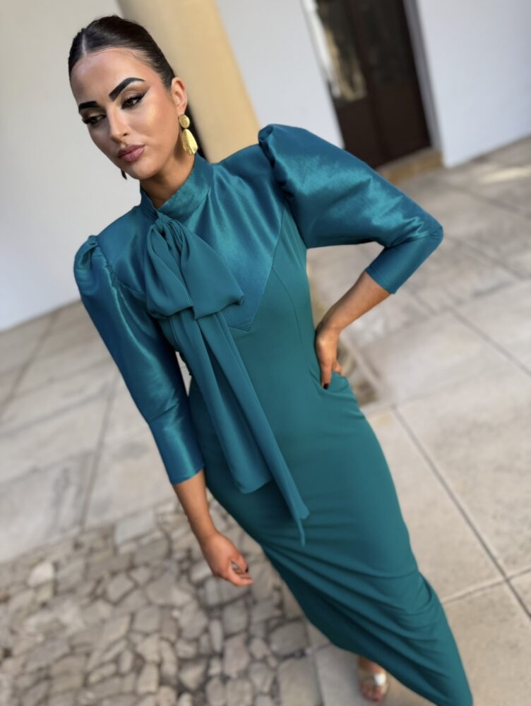 Vestido Siena Turquesa - Imagen 6