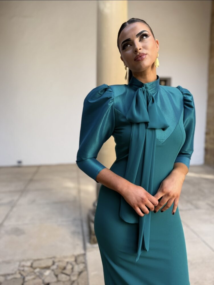 Vestido Siena Turquesa - Imagen 5