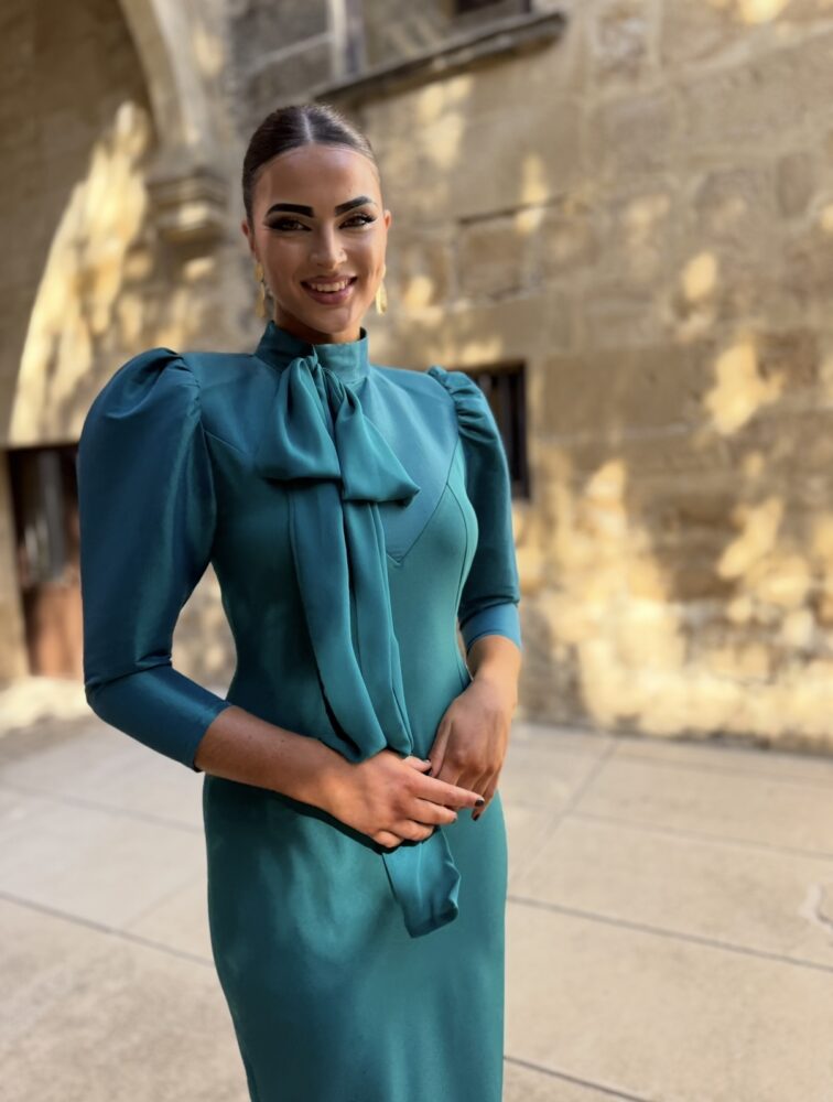 Vestido Siena Turquesa Vestido Siena Turquesa