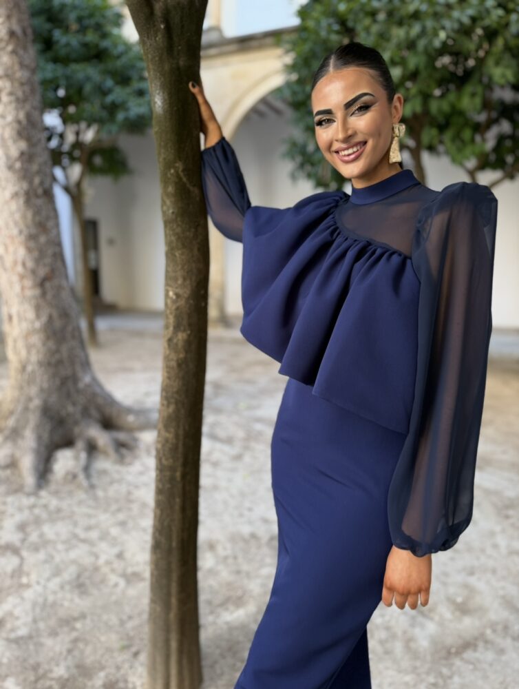 Vestido Vega Azul Marino Vestido Vega Azul Marino