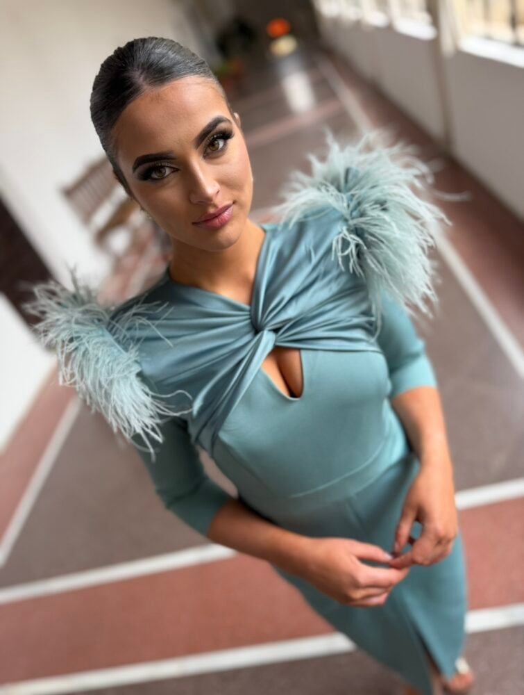 Vestido Soraya Turquesa