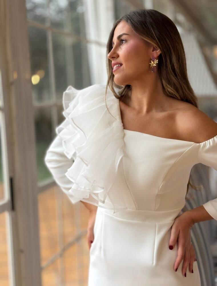 Vestido Tayfa Blanco - Imagen 5