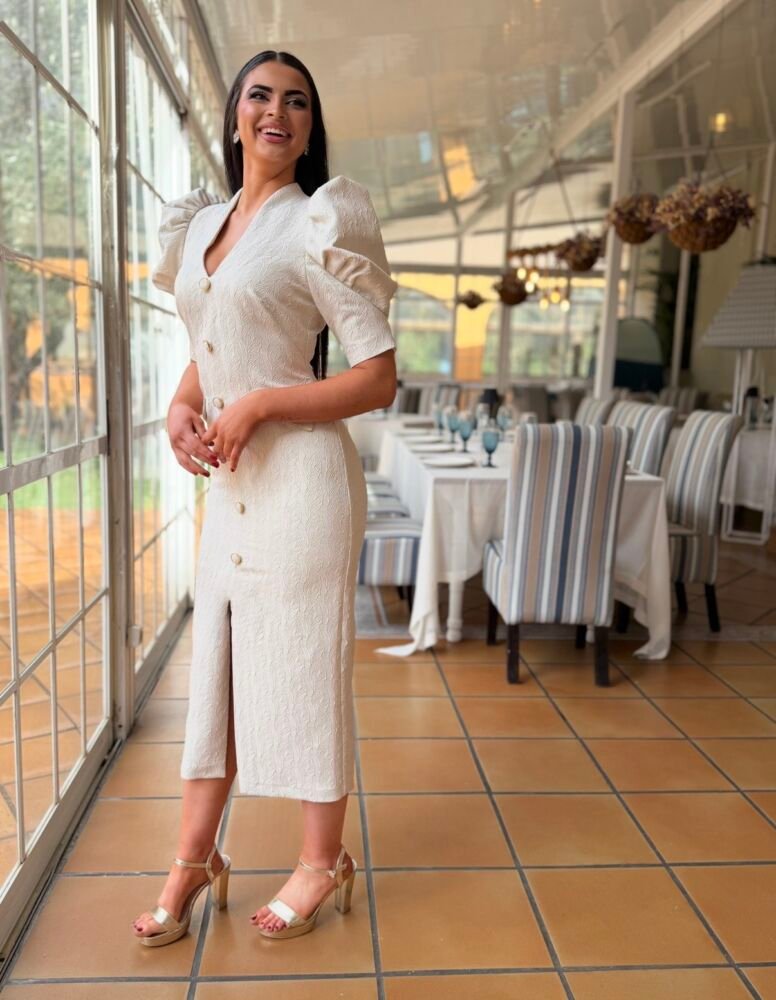 Vestido Yari Crema - Imagen 5