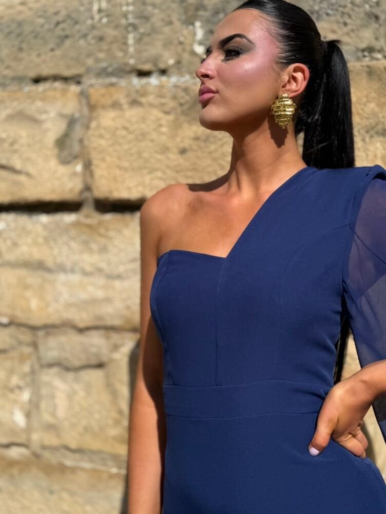 Vestido Rosario Azul Marino - Imagen 3