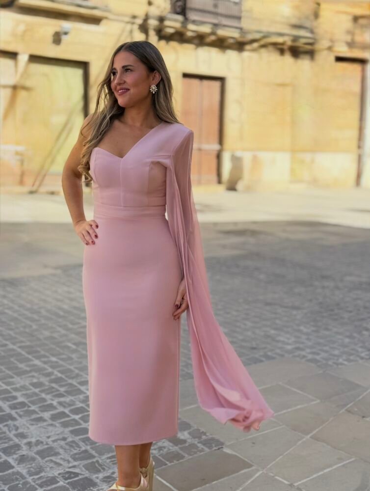 Vestido Rosario Rosa