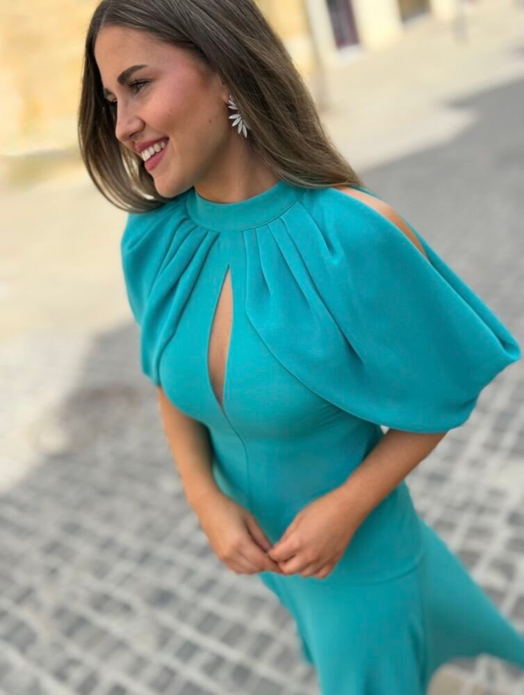 Vestido Rosario Turquesa