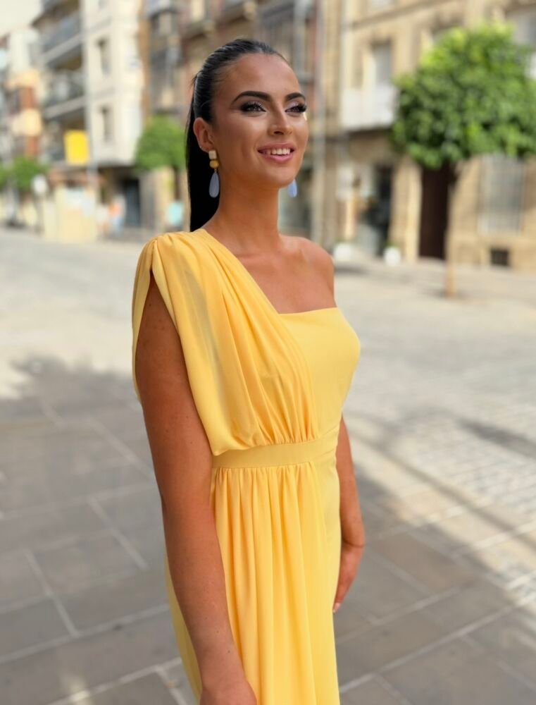 Vestido Letto Amarillo - Imagen 4
