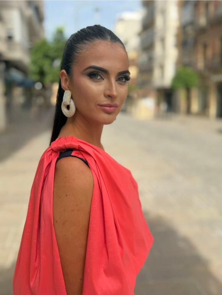 Vestido Linda Azul Marino - Imagen 3