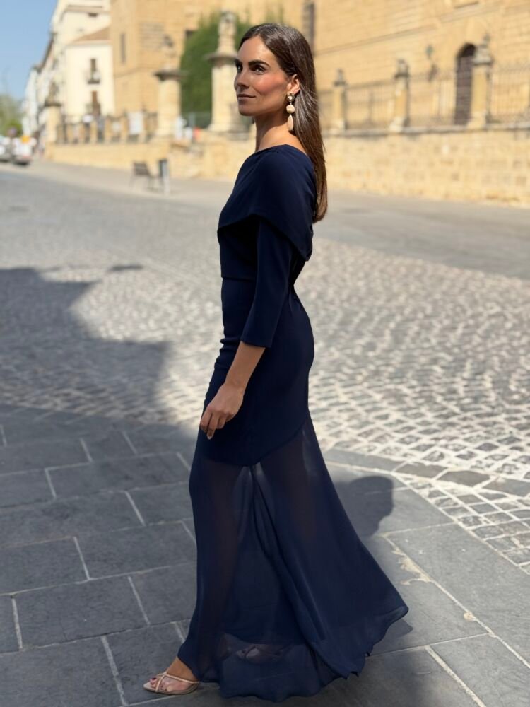 Vestido Signum Azul Marino - Imagen 5